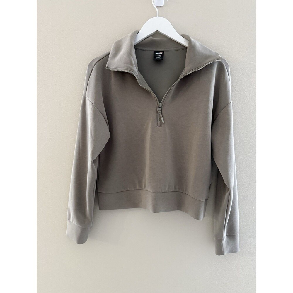 Avia Beige 3/4 Zip Pullover Shirt (So Soft) - Small 4/6